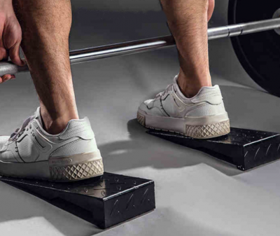 Cuñas deportivas para sentadillas, rampa profesional para sentadillas para levantamiento de pesas y fitness, camilla para pantorrillas y tabla inclinada de metal
