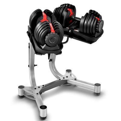 fitness 52.5LB mancuerna ajustable para entrenamiento corporal gimnasio en casa (1 par)
