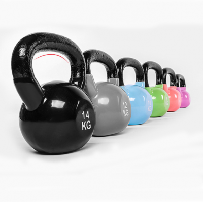 Juego de pesas rusas recubiertas de vinilo - Juegos de pesas rusas para entrenamiento de fuerza