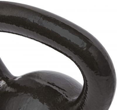 Pesa rusa de fitness para gimnasio en casa de 30 lb con revestimiento negro de alta calidad y grado profesional