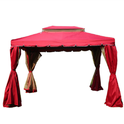 Outdoor Camping Aluminum Frame Garden Rome Gazebo Tent With Mesh
