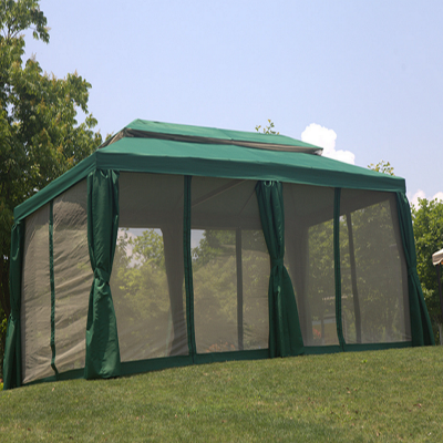 Camping al aire libre marco de aluminio jardín roma carpa cenador con malla
