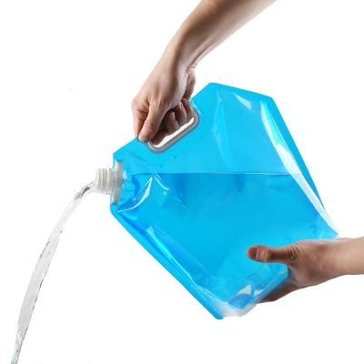 bolsa de almacenamiento plegable para acampar, caminar, agua, 5L, 10L
