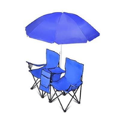 Silla plegable para playa, camping, picnic y exterior con sombrilla