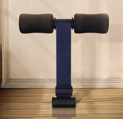 Barra de ejercicio para sentarse en la entrada, correa de rizo de isquiotibiales nórdico ajustable con barra de tobillo acolchada, dispositivo de entrenamiento Abdominal para la cintura
