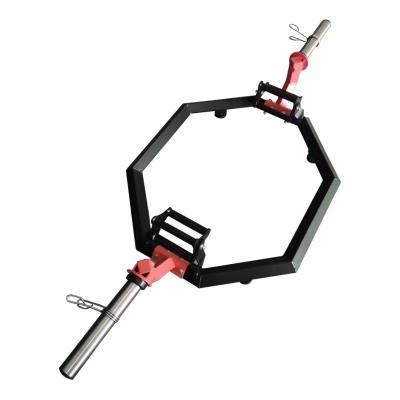 Barra hexagonal olímpica Barra de trampa Barra de encogimiento de hombros Barra de peso muerto con manijas plegables
