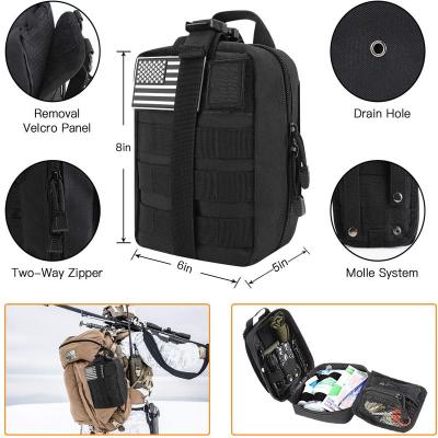 Kit de equipo de supervivencia 17 en 1 para exteriores Kit táctico de emergencia
