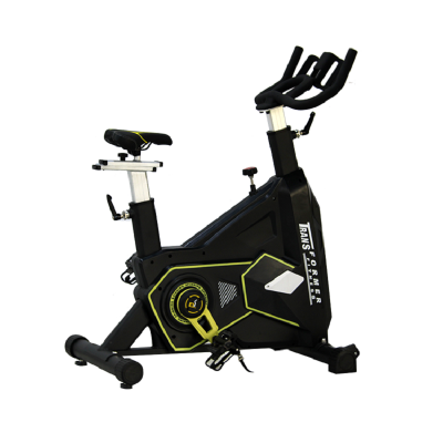 Bicicleta de spinning para gimnasio comercial profesional con transformador para ejercicios en interiores