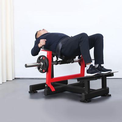 Máquina comercial para puente de cadera, máquina para empujar caderas, levantamiento de glúteos, aplanamiento abdominal, equipo doméstico para perforar caderas.