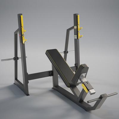 Banco de pesas olímpico con almohadilla de curl predicador y desarrollador de piernas para entrenamiento de cuerpo completo