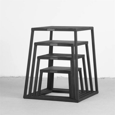 Caja de salto con placa de acero en la parte superior
