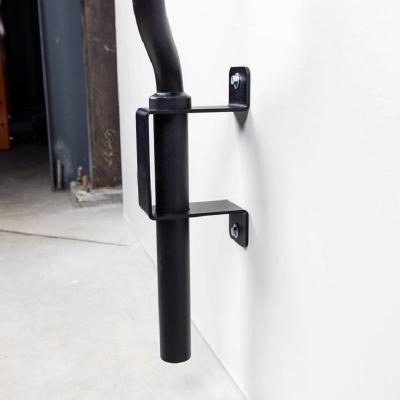 Estante de almacenamiento para barra de pesas individual montado en la pared