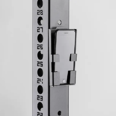 Soporte para barra de gimnasio, soporte para sentadillas, soporte de pared para teléfono móvil