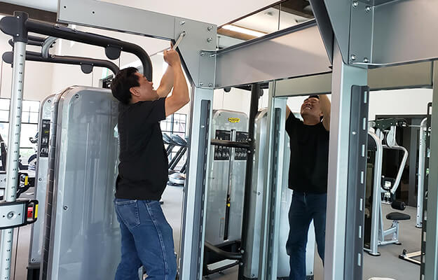 JOYFIT24 en Japón instaló una máquina Smith el 5 de mayo de 2018
